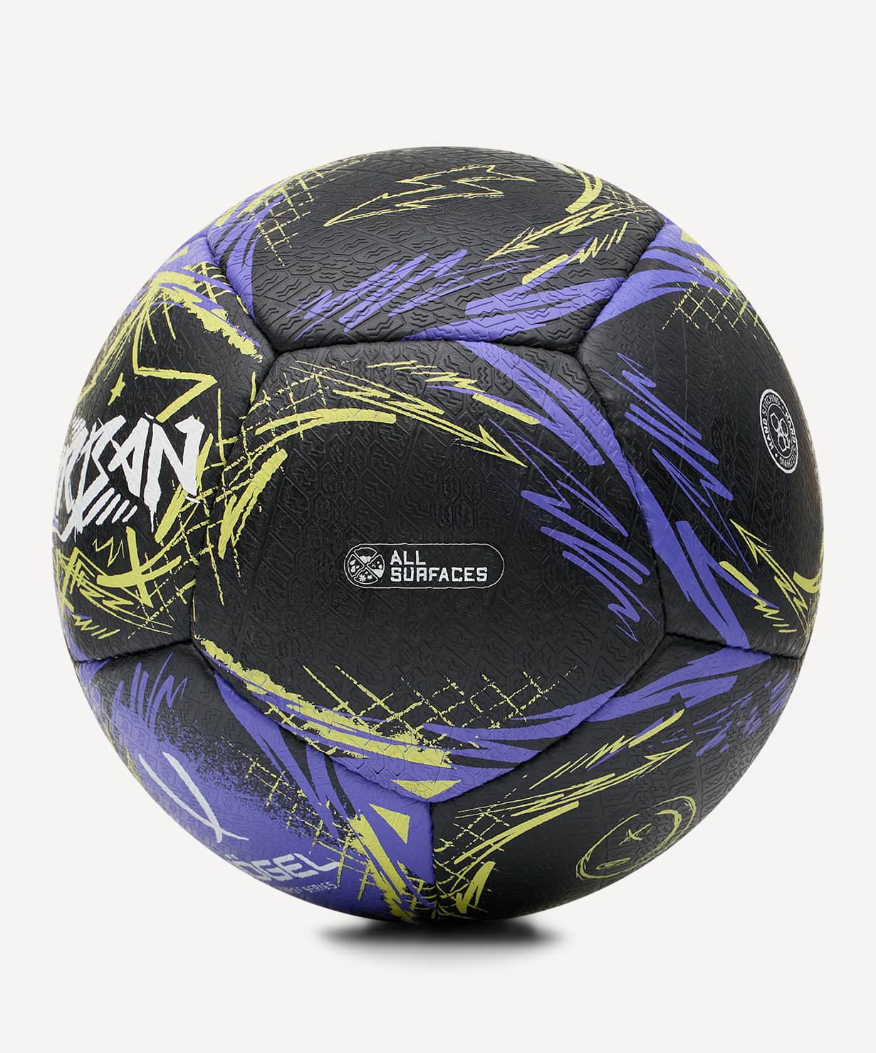 фото Jögel Urban мяч футбольный размер 5 черный Football-54 