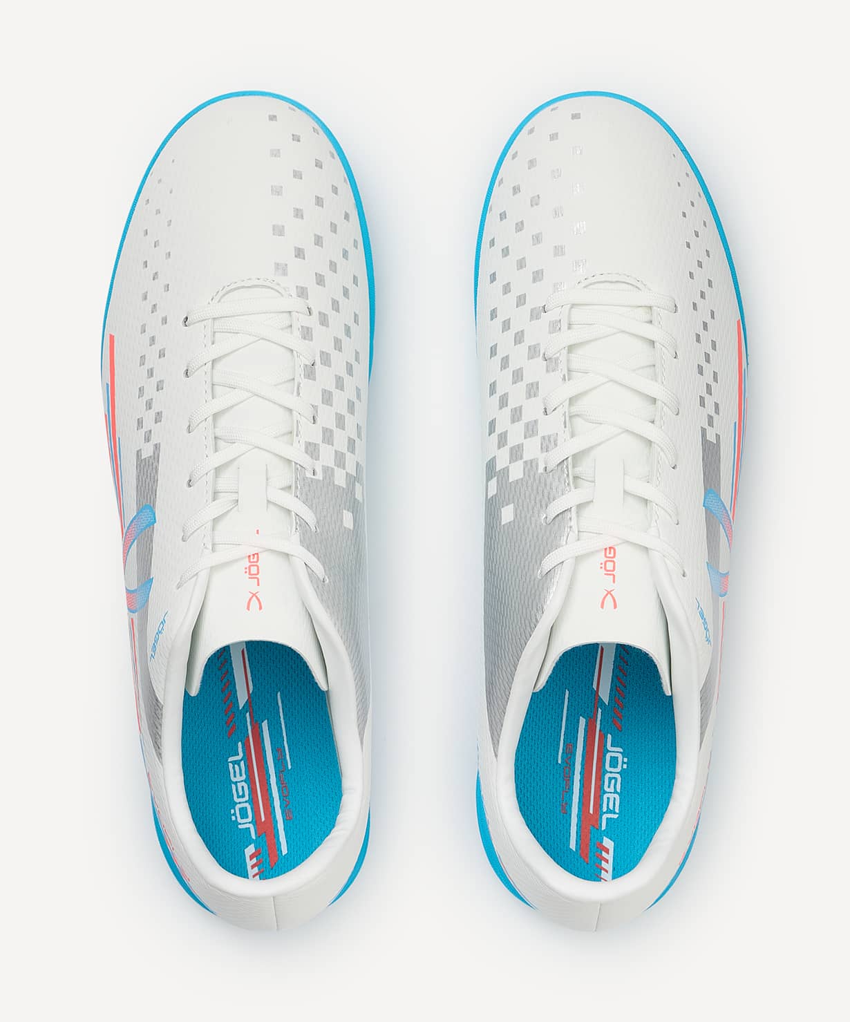 фото Обувь футбольная Jögel Evofly TF Talant White/blue Football-54 