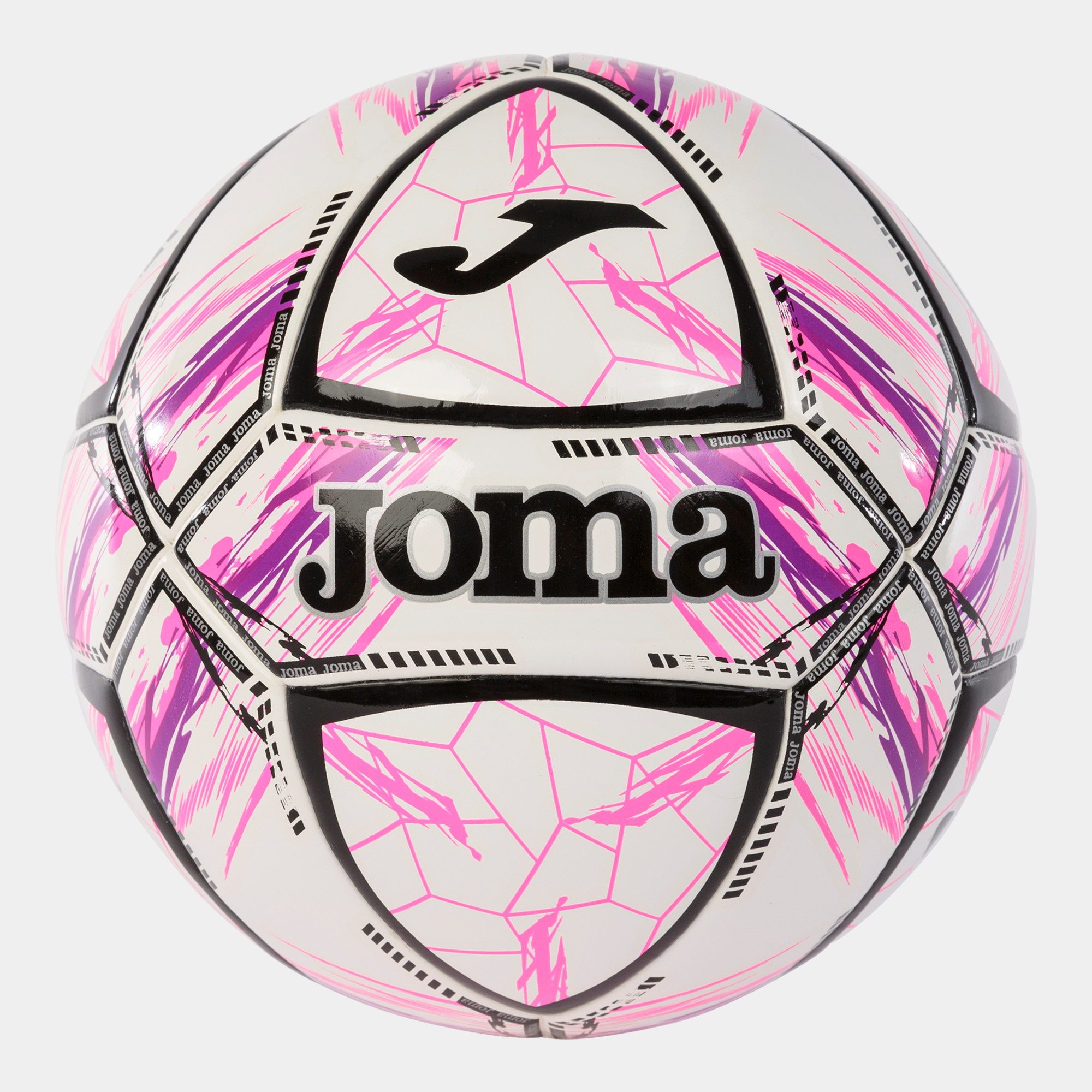 фото Joma Hybrid белый-яркорозовый мяч футзальный Football-54 