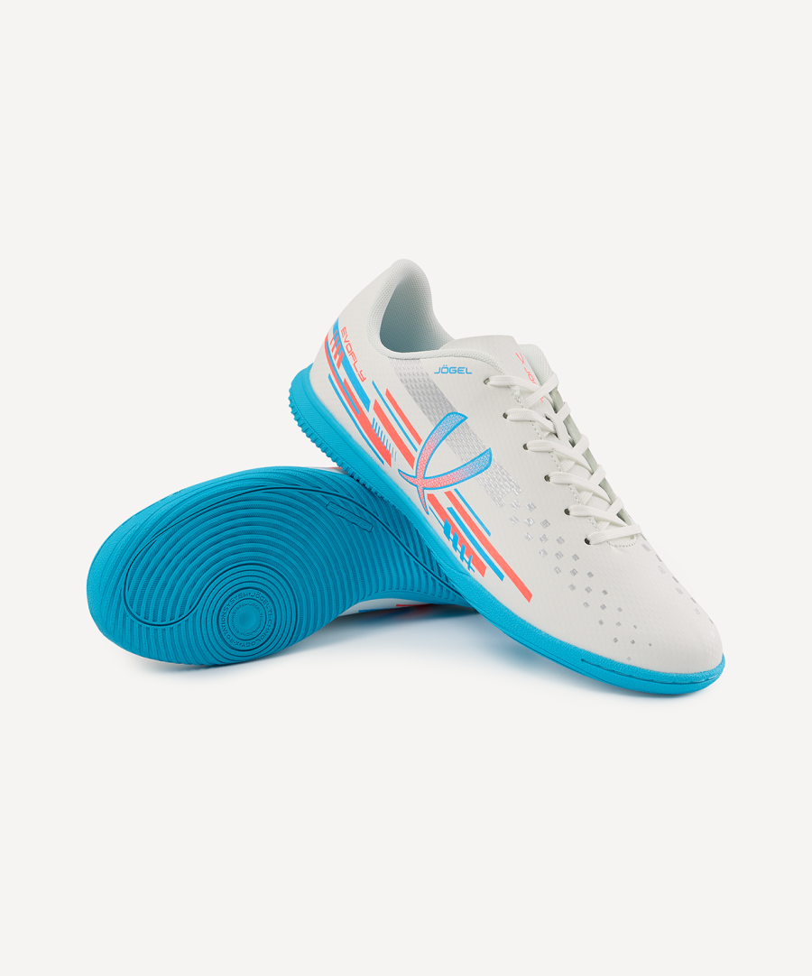 фото Футзалки детские Jogel Evofly IN Talant White/blue  Football-54 
