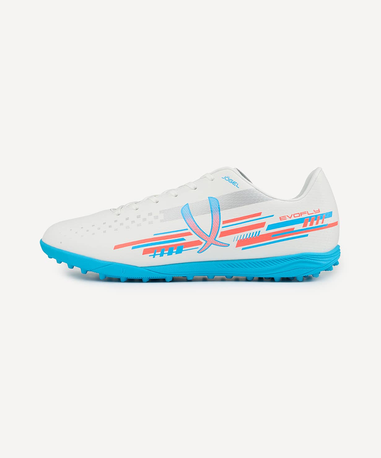 фото Обувь футбольная Jögel Evofly TF Talant White/blue Football-54 