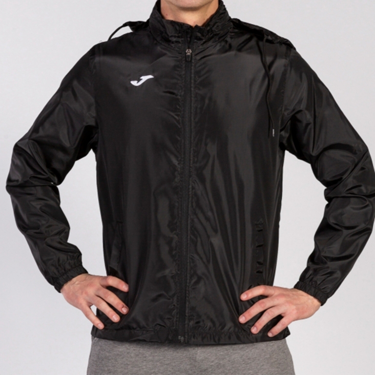 фото Куртка ветрозащитная JOMA IRIS 100087.100 черный Football-54 