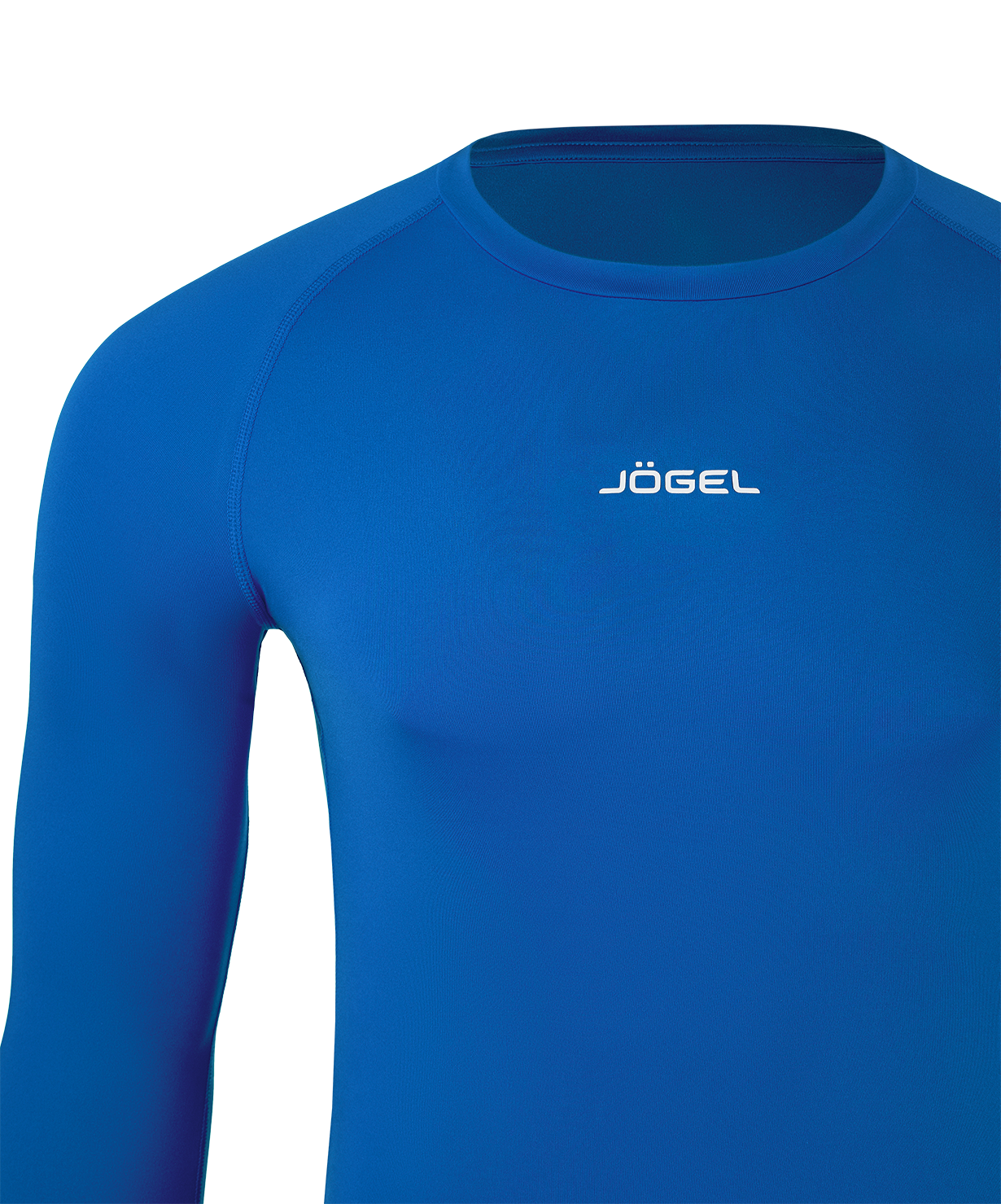 фото Jögel Футболка компрессионная с длинным рукавом PerFormDRY Baselayer Warm Top, синий Football-54 