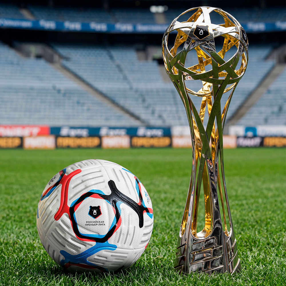 фото KELME Russian Premier League 26-27 мяч футбольный размер 5 Football-54 