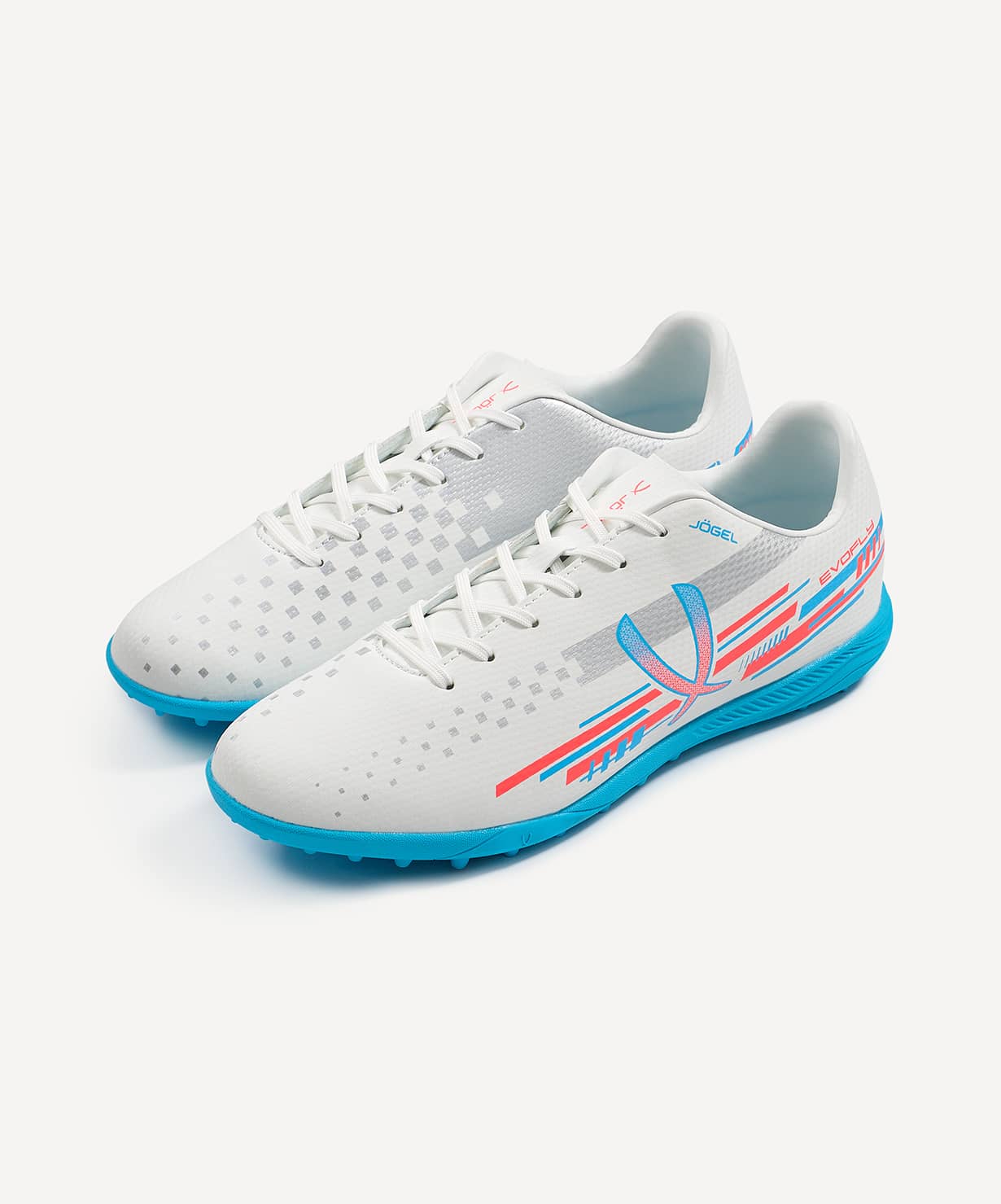 фото Обувь футбольная Jögel Evofly TF Talant White/blue Football-54 