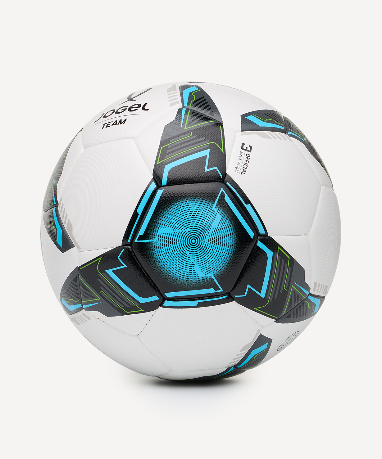 фото Jögel Team мяч футбольный белый размер 3 Football-54 