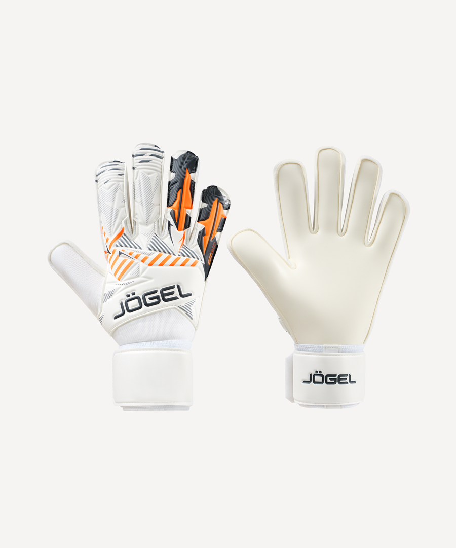фото Перчатки вратарские Jögel Magnum BL3 Flat, белый Football-54 