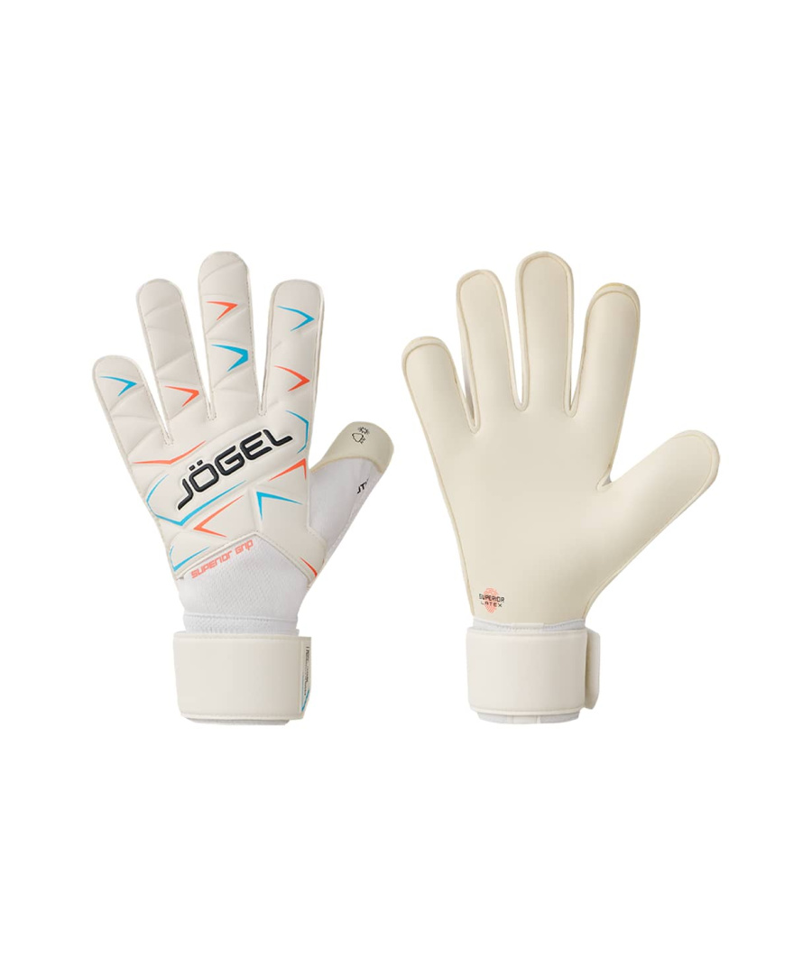 фото Перчатки вратарские Jögel Legend SL3 Roll Flat, белый Football-54 