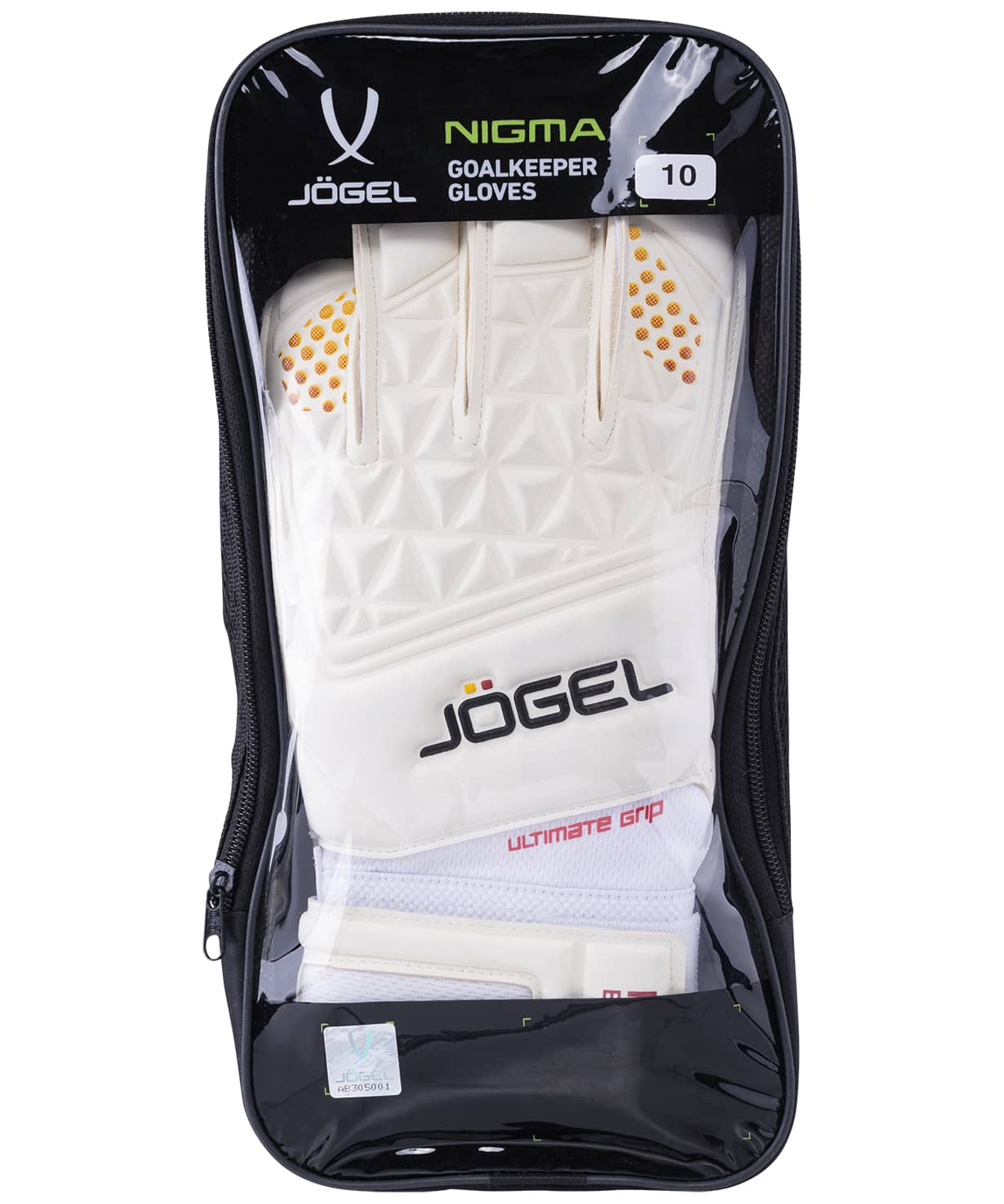 фото Перчатки вратарские Jögel NIGMA Pro Edition Roll белые Football-54 
