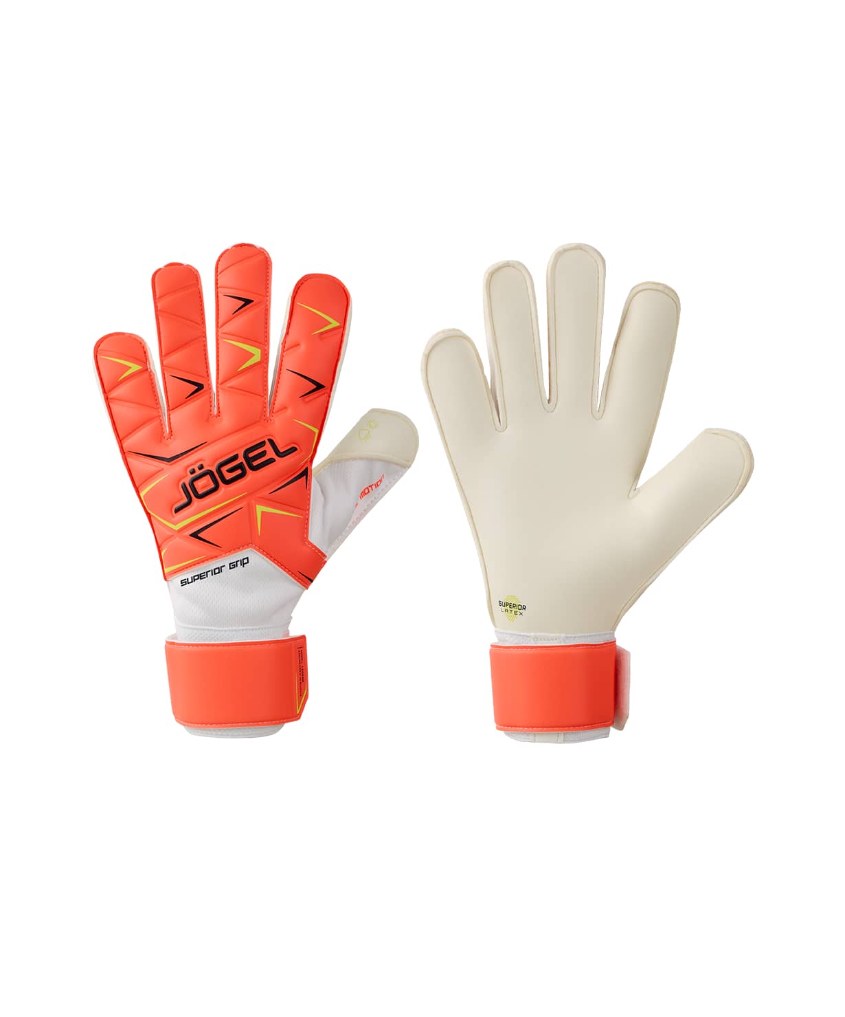 фото Перчатки вратарские Jögel Legend SL3 Roll Flat, коралловый Football-54 