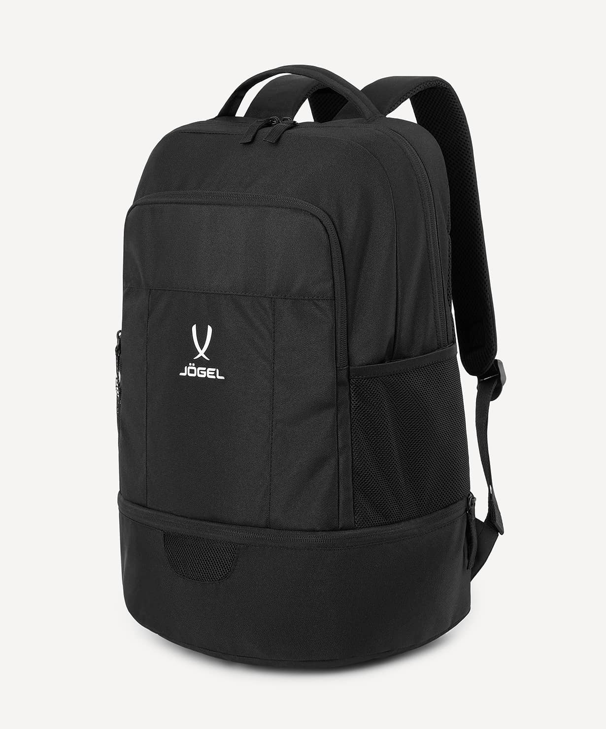 фото Рюкзак JOGEL CAMP Double Bottom 2.0 с двойным дном, черный Football-54 
