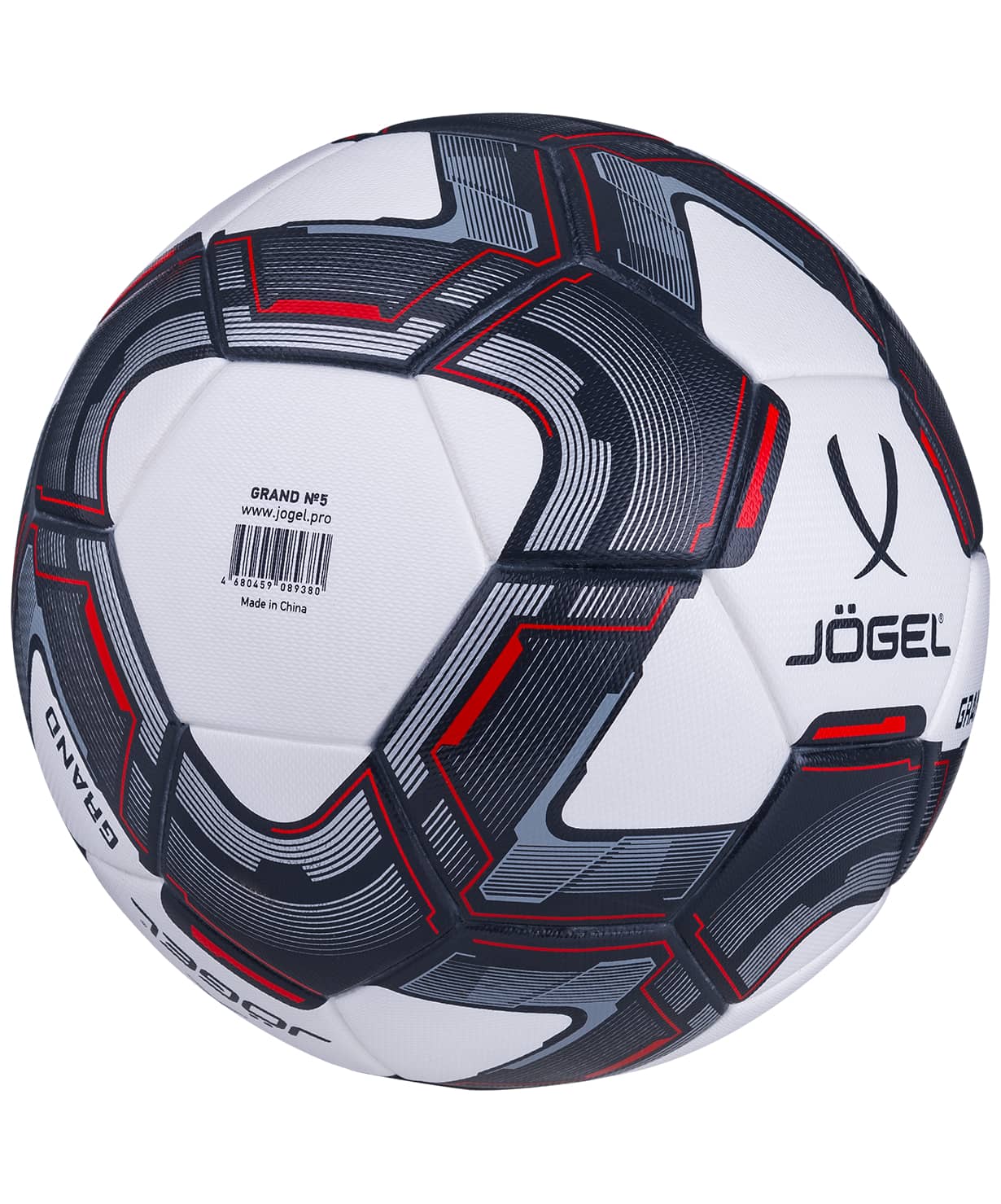 фото Jögel GRAND мяч футбольный белый размер 5 Football-54 