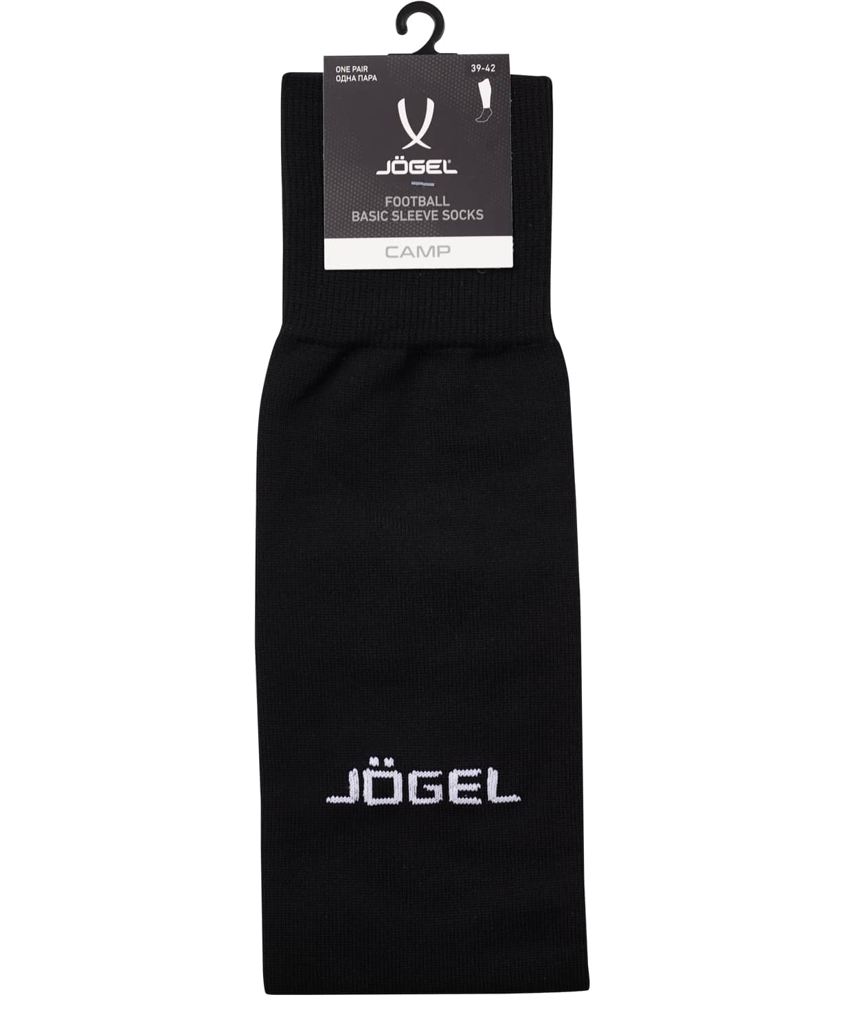 фото Jogel camp basic sleeve socks гольфы футбольные черные Football-54 