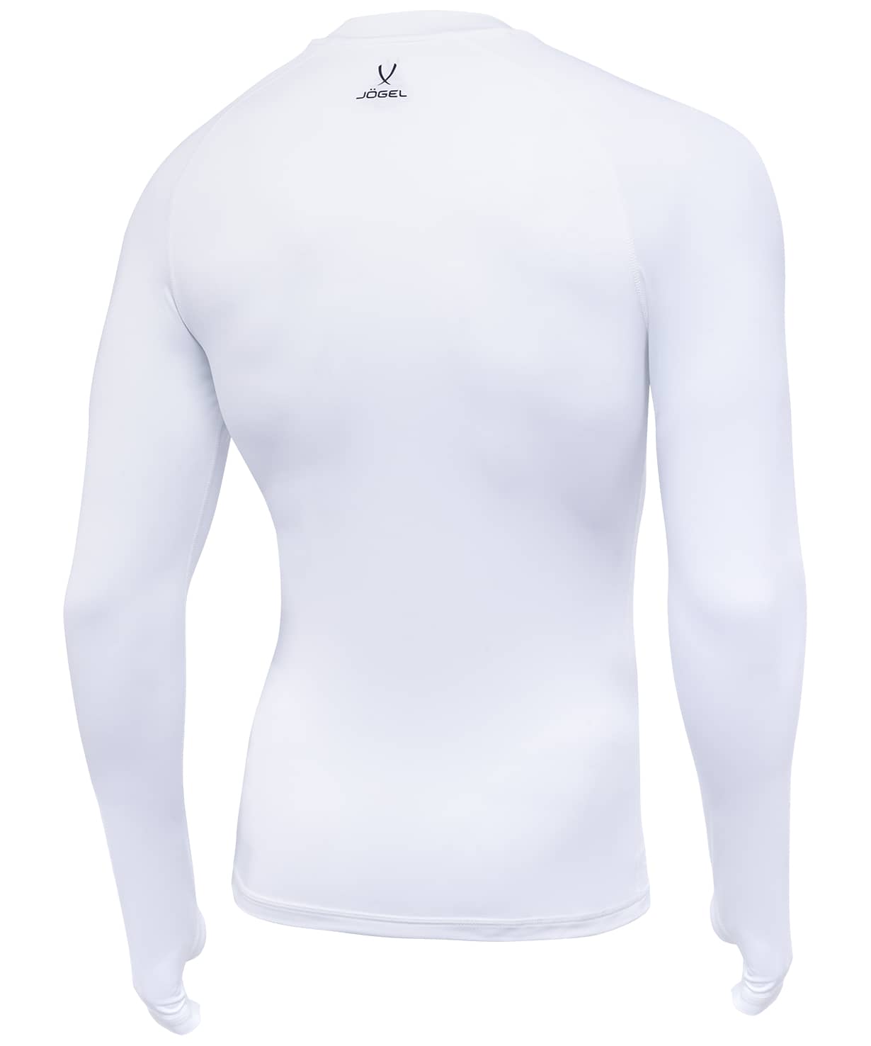 фото Jögel футболка компрессионная с длинным рукавом Camp PerFormDRY Top LS, белый/черный Football-54 