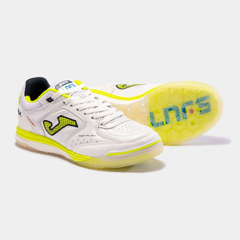 【中古】TOP FLEX REBOUND 2382 IN LNFS BLANCO Купить Футзалки Joma Top Flex REBOUND LNFS TORS.2382.IN в
