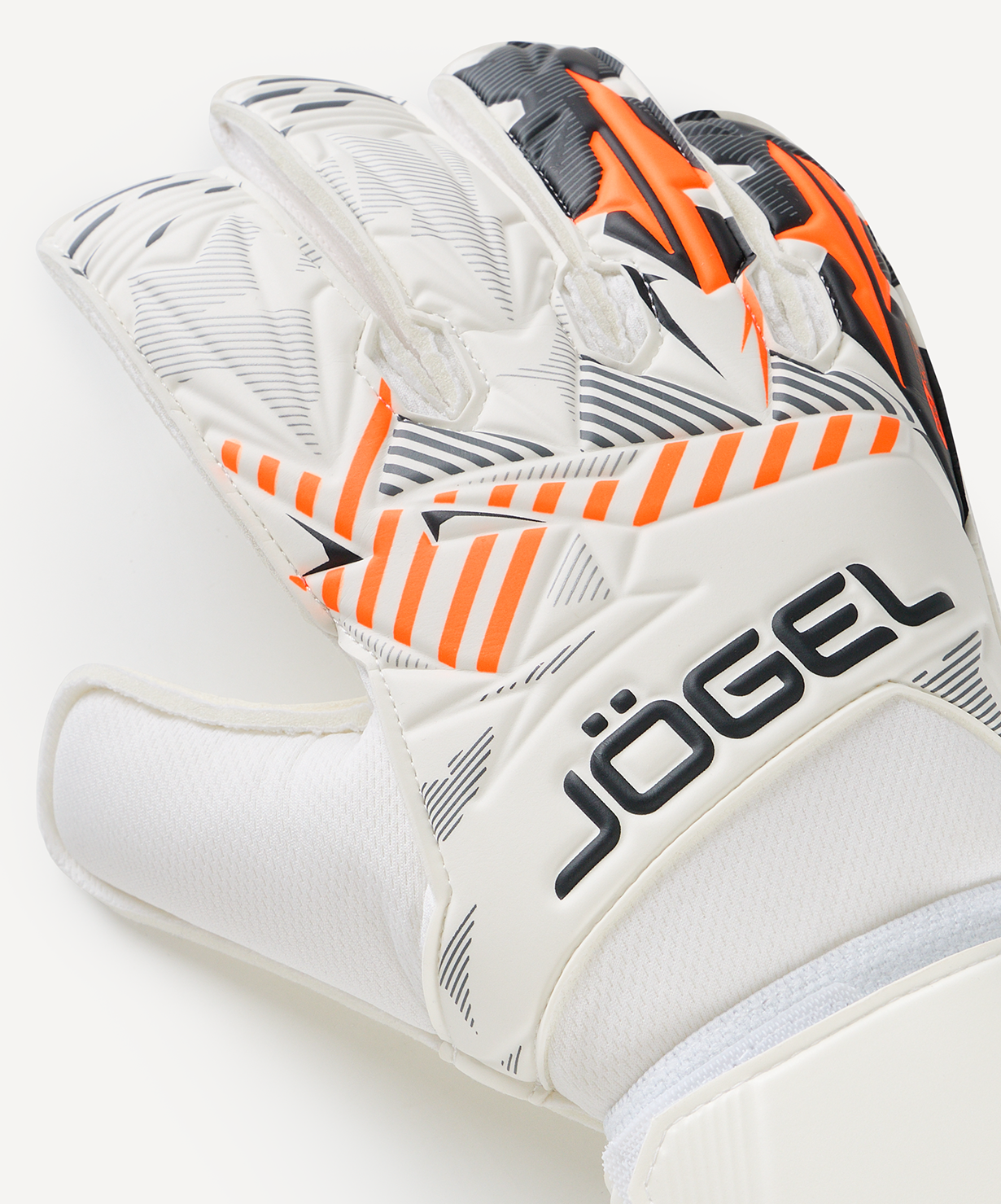 фото Перчатки вратарские Jögel Magnum BL3 Flat, белый Football-54 